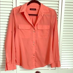 Ivanka Trump Coral adjustable sleeve Blouse